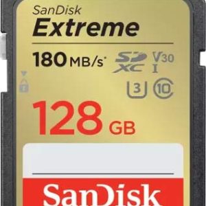 SanDisk Extreme 128 GB UHS-I SDHC Memory Card