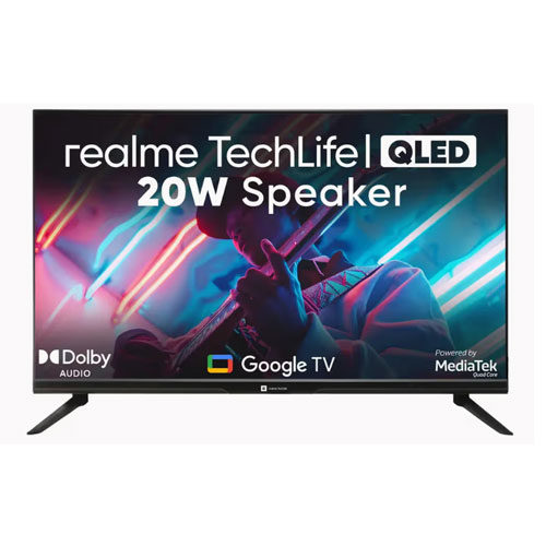 realme TechLife CineSonic 32HDGQRWSQQ 32 inch (81 cm) QLED HD-Ready TV