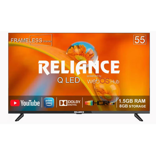Reliance RGT55WB3972UHD 55 inch (139 cm) QLED 4K TV